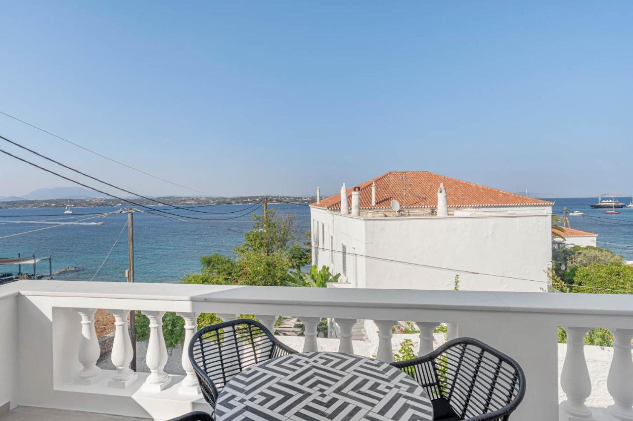 Pearl House - Luxurious New Beach Villa In Spetses Stunning View Ligoneri Экстерьер фото